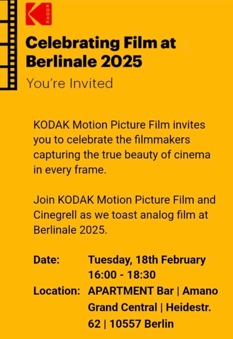 Kodak x Cinegrell - 75. Berlinale 2025